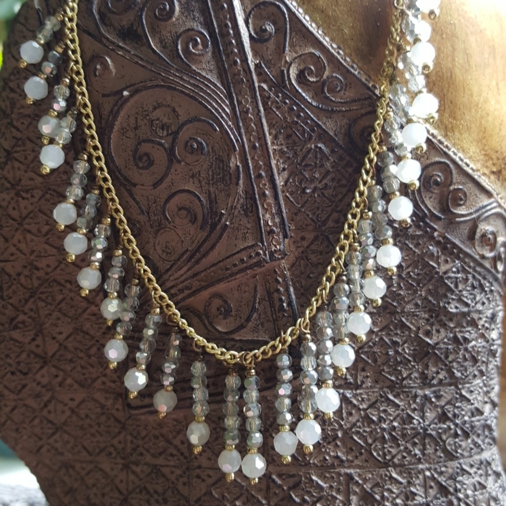 Fringe Bead Necklace